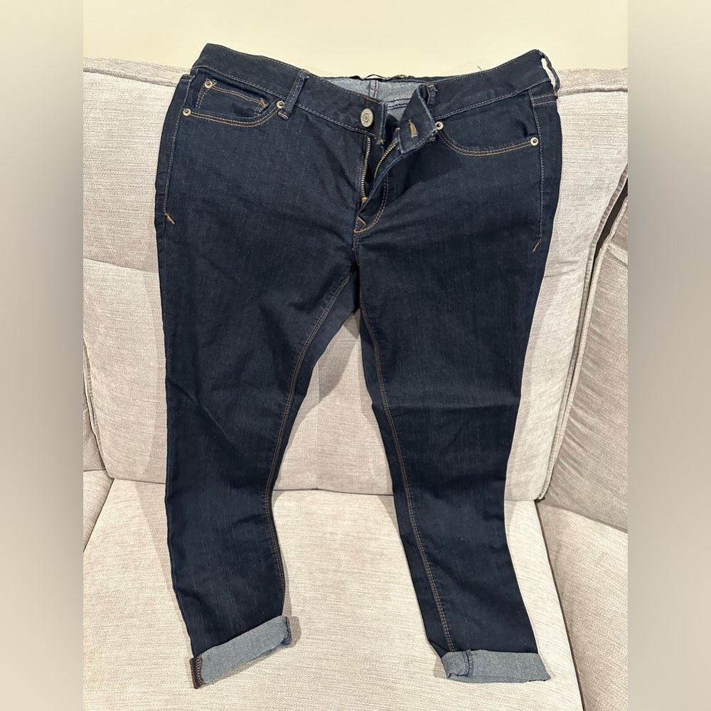 Express Dark Blue Women's Skinny Jeans